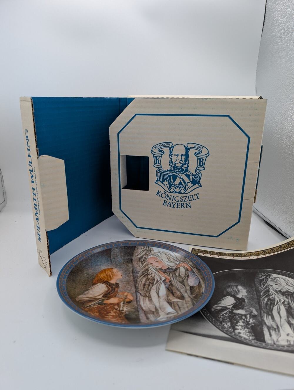 Sulamith Wulfing Die Vision Collector Plate 1983 Konigszelt Bayern Bradex MIB